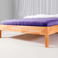 Wohnen Naturholzmöbel|Betten*Holzbett Middle aus Kernbuche Massivholz