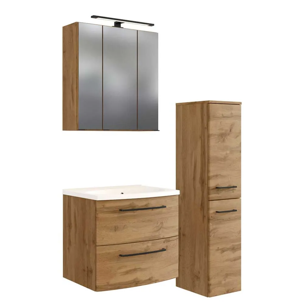 Wohnen Holzdekor Badausstattung Möbel - Arazony (dreiteilig)