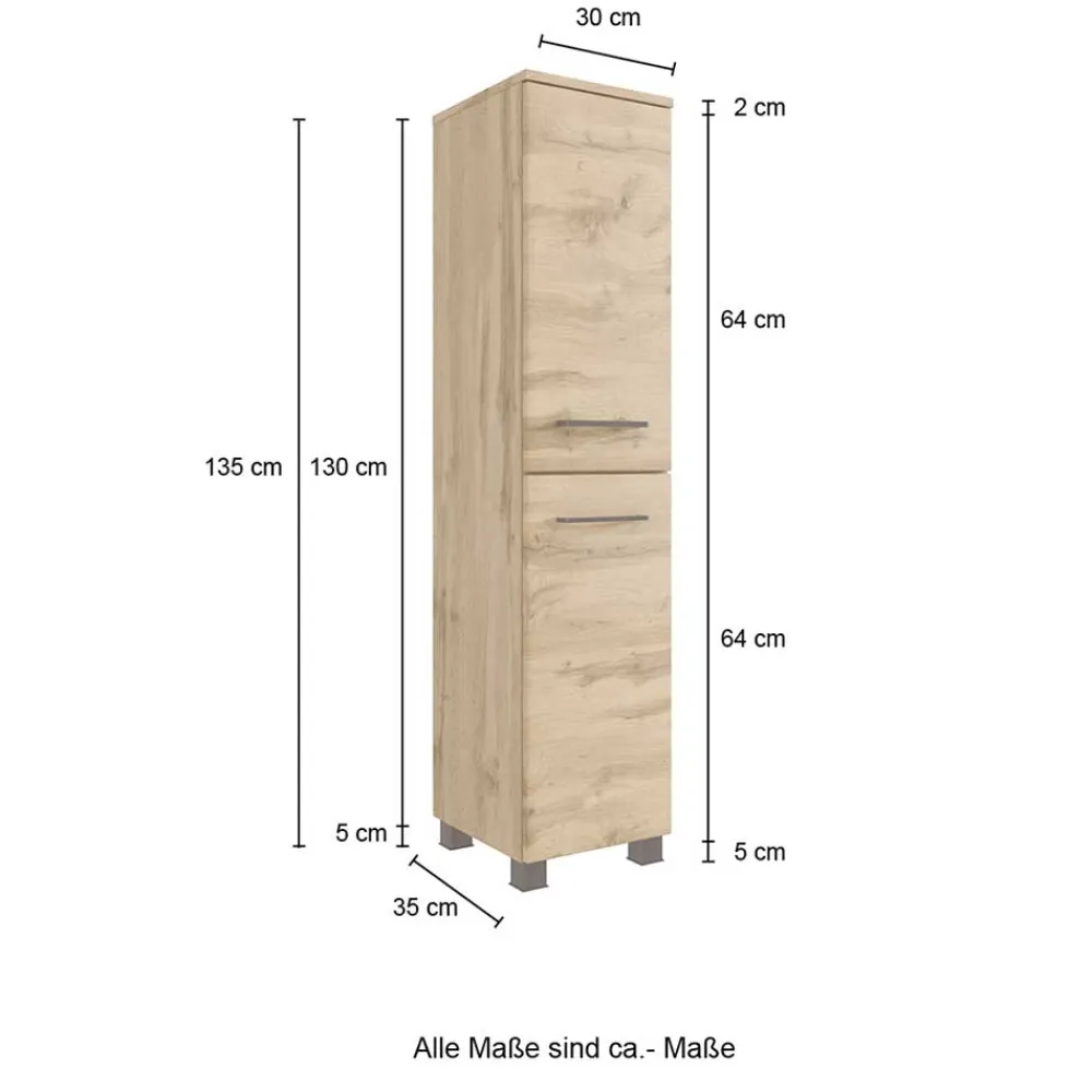 Wohnen Holzdekor Badausstattung Möbel - Arazony (dreiteilig)