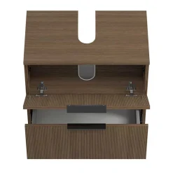 Wohnen Badezimmer Komplett*Holzdekor Badezimmer-Möbel Set - Ucaida (dreiteilig)