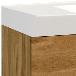 Wohnen Badezimmer Komplett*Holzdekor Badezimmermöbel Kombi - Arazony (vierteilig)