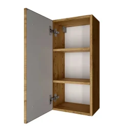 Wohnen Badezimmer Komplett*Holzdekor Badezimmermöbel Kombi - Arazony (vierteilig)