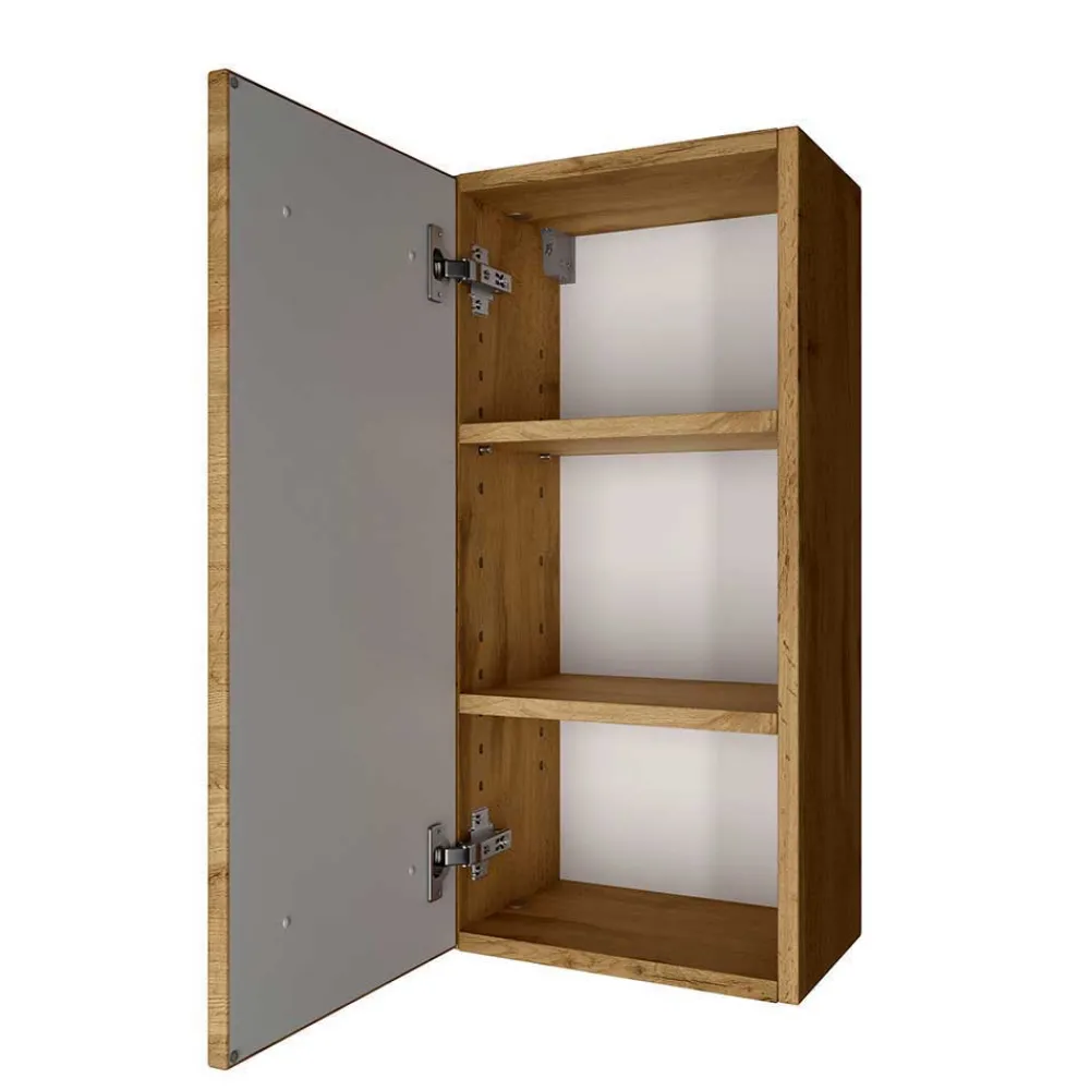 Wohnen Badezimmer Komplett*Holzdekor Badezimmermöbel Kombi - Arazony (vierteilig)