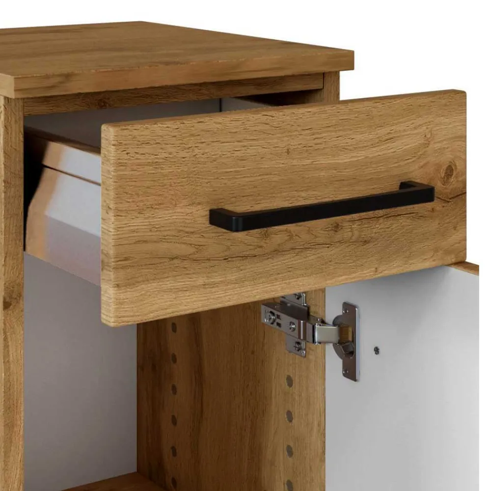 Wohnen Badezimmer Komplett*Holzdekor Badezimmermöbel Kombi - Arazony (vierteilig)