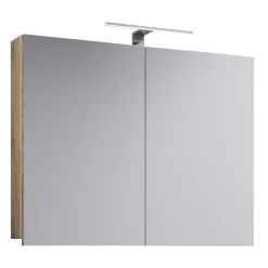 Wohnen Holznachbildung Badezimmer Möbel - Caleena (vierteilig)