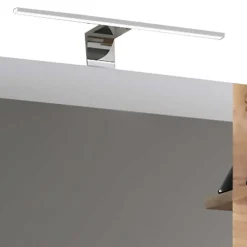 Wohnen Holzoptik Bad mit Doppel-Waschplatz - Ursela (dreiteilig)