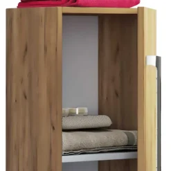 Wohnen Holzoptik Badezimmer Möbel - Karin (vierteilig)