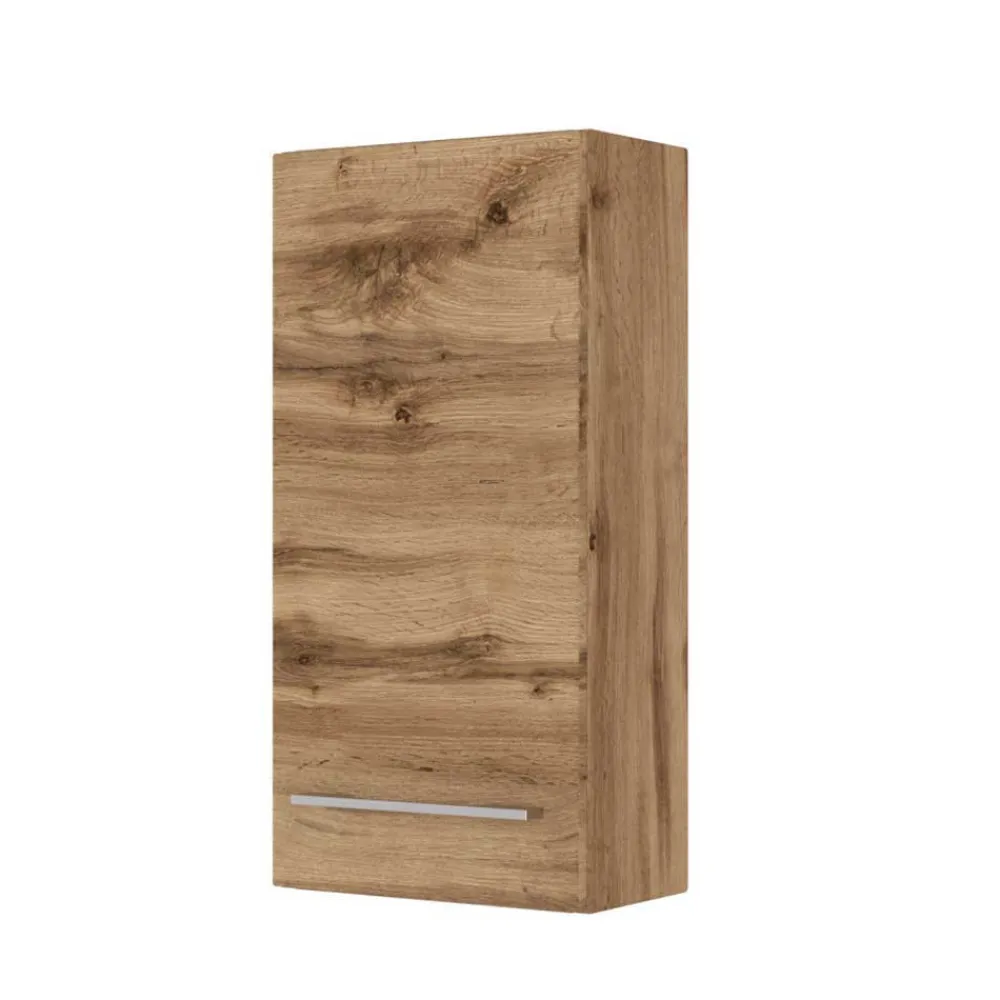 Wohnen Badezimmer Komplett*Holzoptik Badmöbel für die Wand - Userina (sechsteilig)