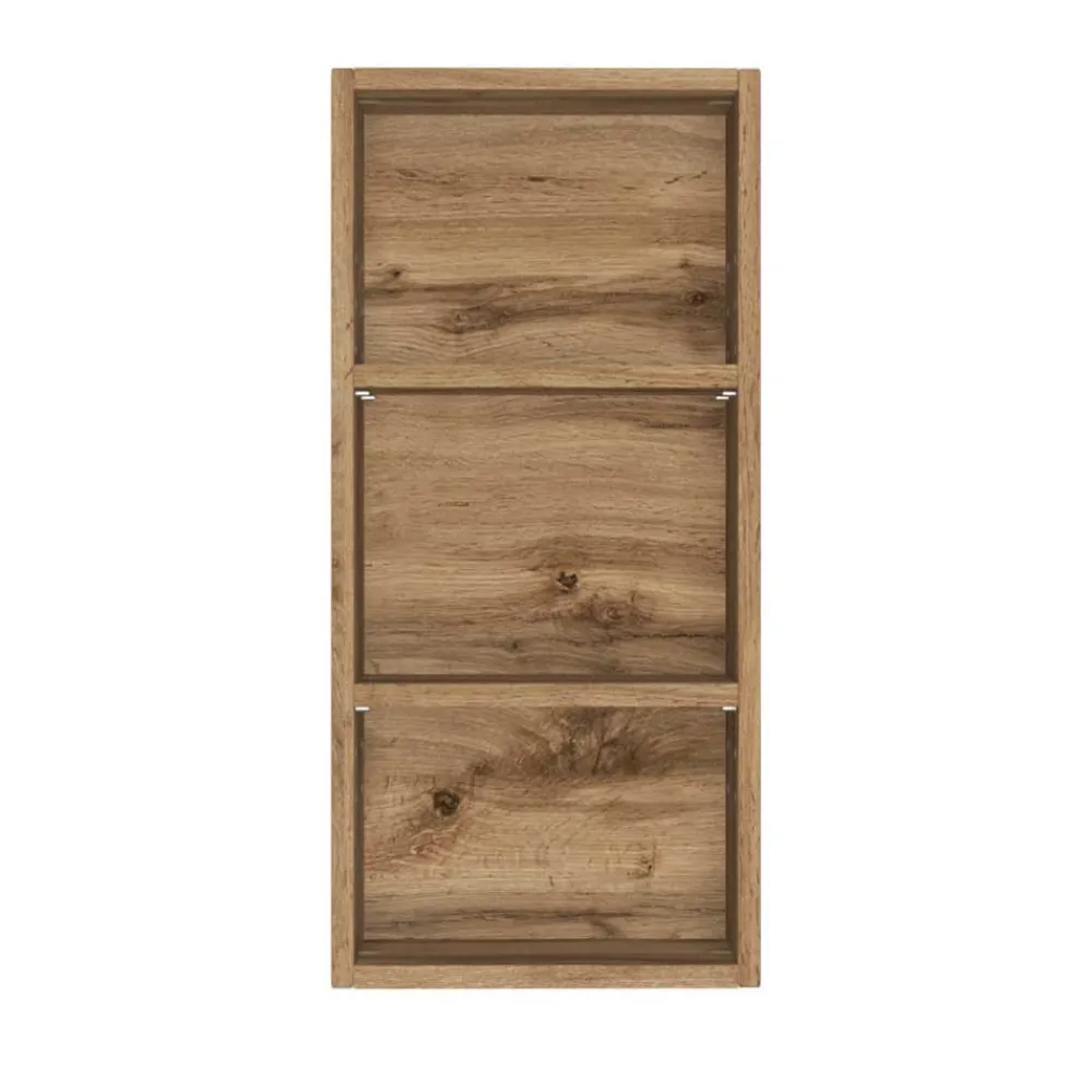 Wohnen Badezimmer Komplett*Holzoptik Badmöbel für die Wand - Userina (sechsteilig)