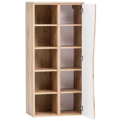 Wohnen Holzoptik Badmöbel mit Baumkante - Tofias (dreiteilig)