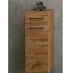 Wohnen Holzoptik Bad-Unterschrank stehend oder hängend - Arazony