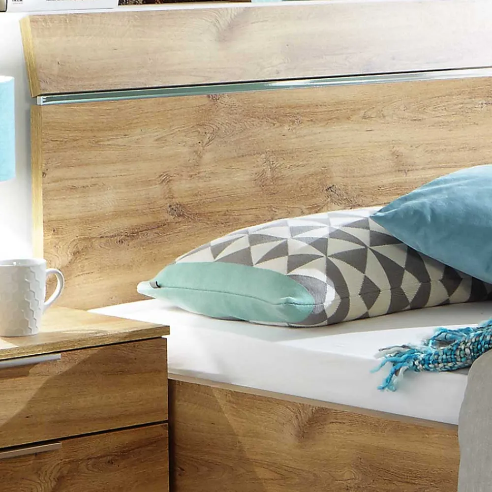 Wohnen Betten|Betten*Holzoptik Bett in Plankeneiche - Dagidoyo
