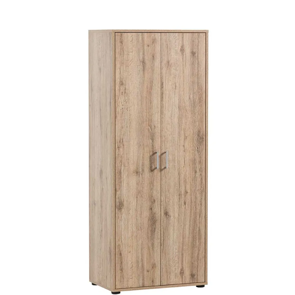 Wohnen Holzoptik Büroschrank in Wildeiche - Jytte