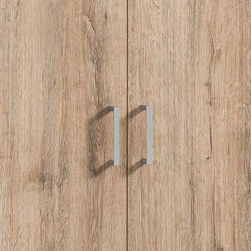 Wohnen Holzoptik Büroschrank in Wildeiche - Jytte