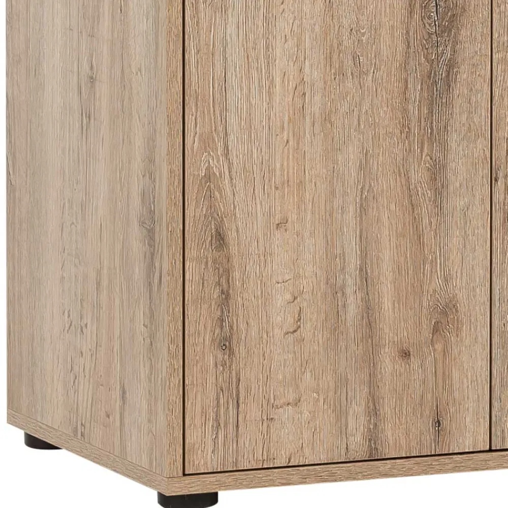 Wohnen Holzoptik Büroschrank in Wildeiche - Jytte