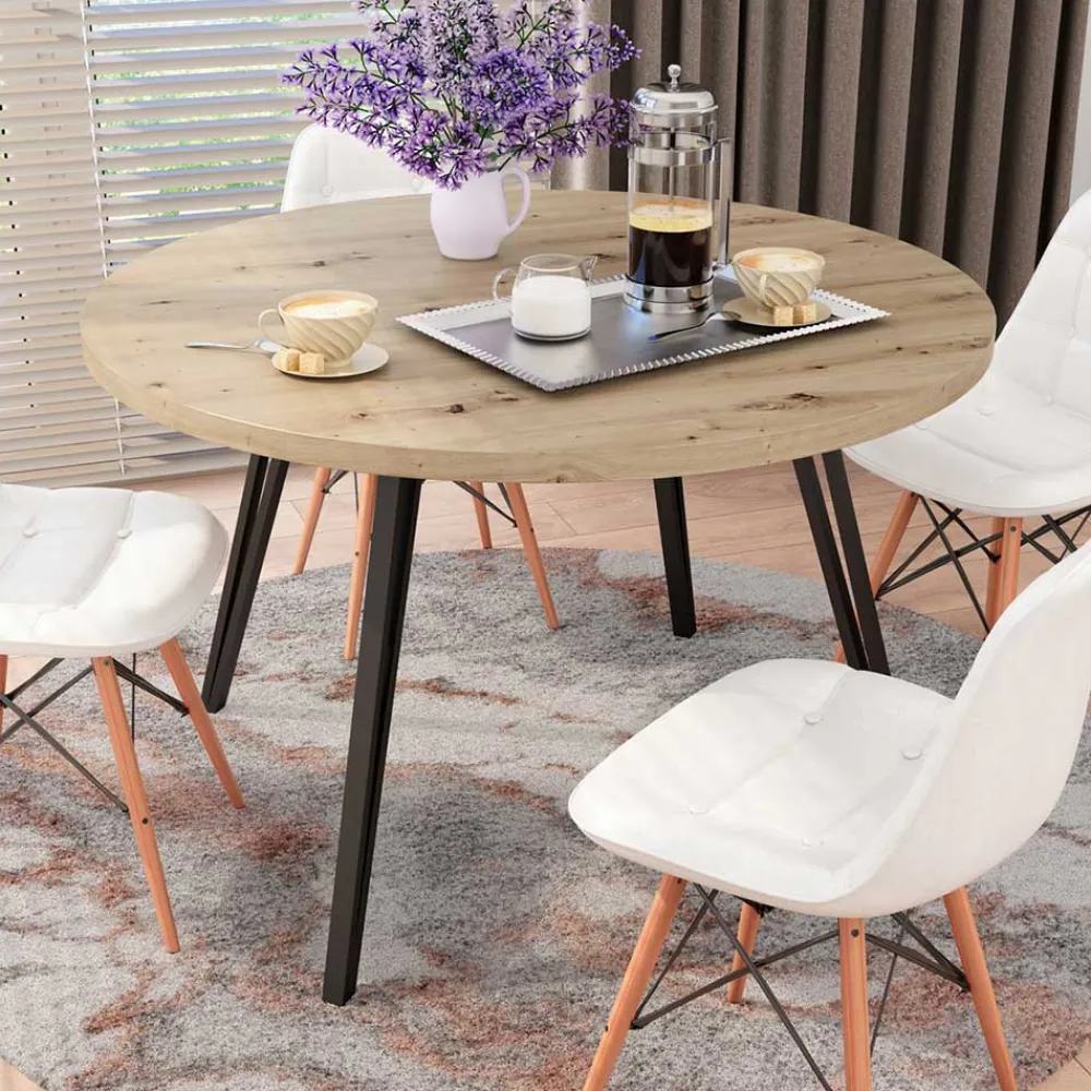 Wohnen Holzoptik Esstisch in Wildeiche - Ludovico