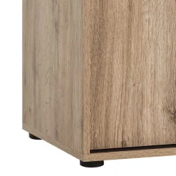 Wohnen Holzoptik Ordnerschrank mit Schiebetüren - Jytte