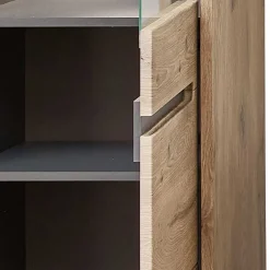 Wohnen Wohnwände|Wohnwand*Holzoptik TV Anbauwand Set - Zelio (dreiteilig)