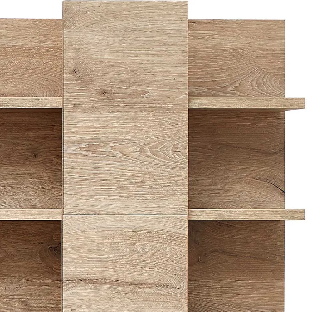 Wohnen Wohnwände|Wohnwand*Holzoptik TV Anbauwand Set - Zelio (dreiteilig)