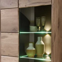 Wohnen Wohnwände|Wohnwand*Holzoptik TV Anbauwand Set - Zelio (dreiteilig)