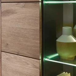 Wohnen Wohnwände|Wohnwand*Holzoptik TV Anbauwand Set - Zelio (dreiteilig)