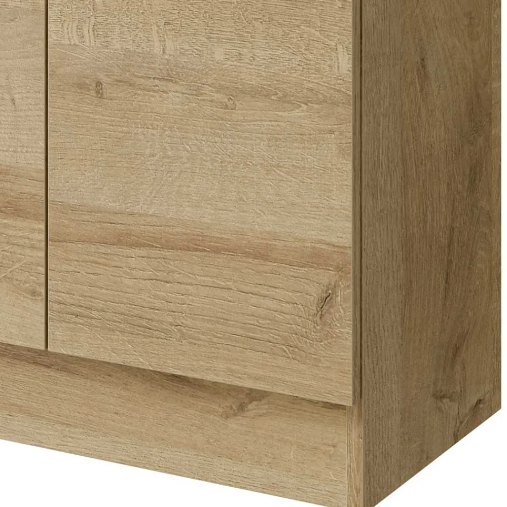 Wohnen Badschränke|Waschtisch*Holzoptik Waschbeckenschrank in Eiche - Habanna