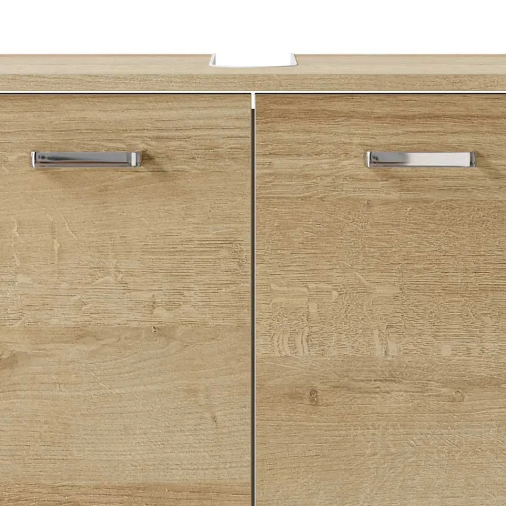 Wohnen Badschränke|Waschtisch*Holzoptik Waschbeckenschrank in Eiche - Habanna