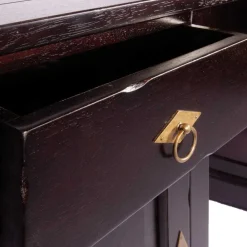 Wohnen Kolonialmöbel|Landhausmöbel*Holzschreibtisch Islando aus Akazie Massivholz