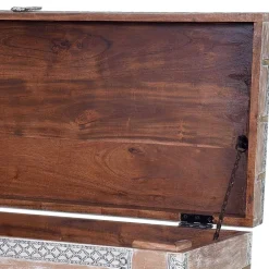 Wohnen Weiße Möbel|Orientalische Möbel*Holztruhe - ausgefallen gestaltet - Abraham