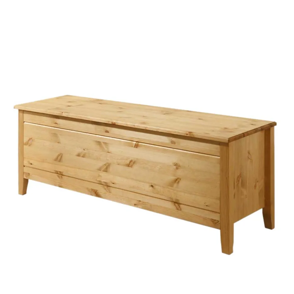 Wohnen Holztruhen|Sitztruhen*Holztruhe Corabia aus Kiefer Massivholz
