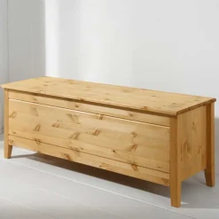 Wohnen Holztruhen|Sitztruhen*Holztruhe Corabia aus Kiefer Massivholz