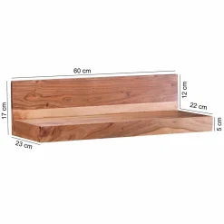 Wohnen Holz-Wandboard Vislan in L-Form