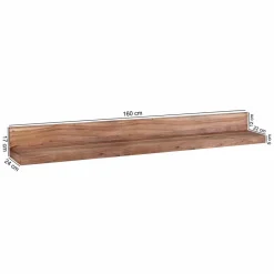 Wohnen Holz-Wandboard Vislan in L-Form
