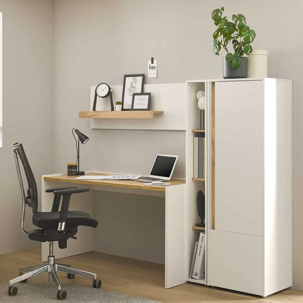 Wohnen Home Office Arbeitsplatz & Stauraum - Nonessia (vierteilig)