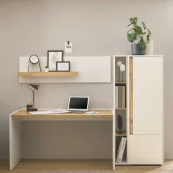 Wohnen Home Office Arbeitsplatz & Stauraum - Nonessia (vierteilig)