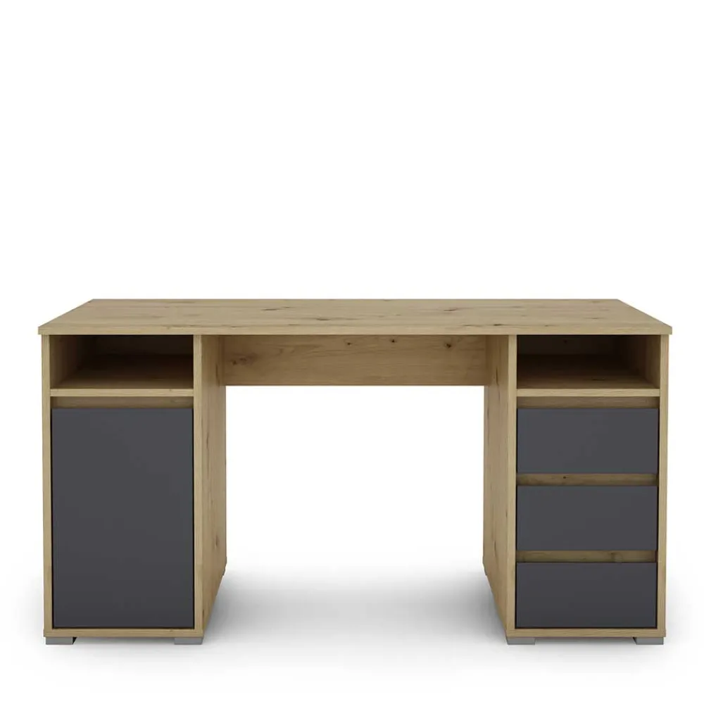 Wohnen Jugendzimmertische|Kinderschreibtische*Home Office Schreibtisch zweifarbig - Castlon