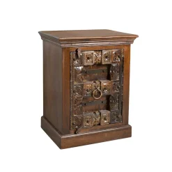 Wohnen Nachttische*Indische Kommode Solapura in Braun