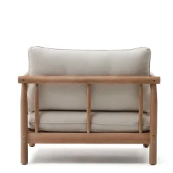 Wohnen Weiße Möbel|Korbmöbel*Indoor Outdoor Sessel in Cremefarben - Perconia