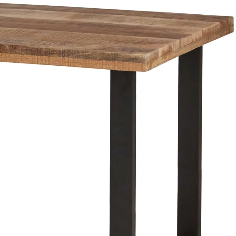 Wohnen Loft Möbel|Industrial Möbel*Industrial Bartisch aus Mangobaum Massivholz - Pauletta