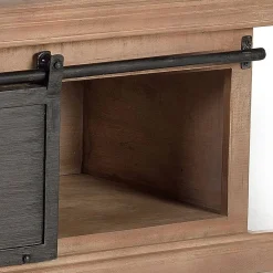 Wohnen Schwarze Möbel|Naturholzmöbel*Industrial Chic Couchtisch mit Stauraum - Jantonia