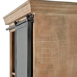 Wohnen Vitrinen|Wohnzimmer-Vitrinen*Industrial Chic Schrank aus Mangobaum Massivholz - Jantonia