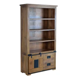 Wohnen Massivholzmöbel|Esszimmerregale*Industrial Design Bücherregal aus Mangoholz - Semian