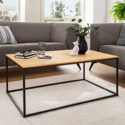 Wohnen Loft Möbel|Industrial Möbel*Industrial Design Couchtisch aus Wildeiche massiv - Pyarco