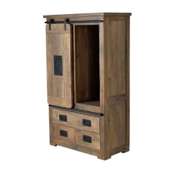 Wohnen Industrial Design Highboard aus Mangoholz - Semian