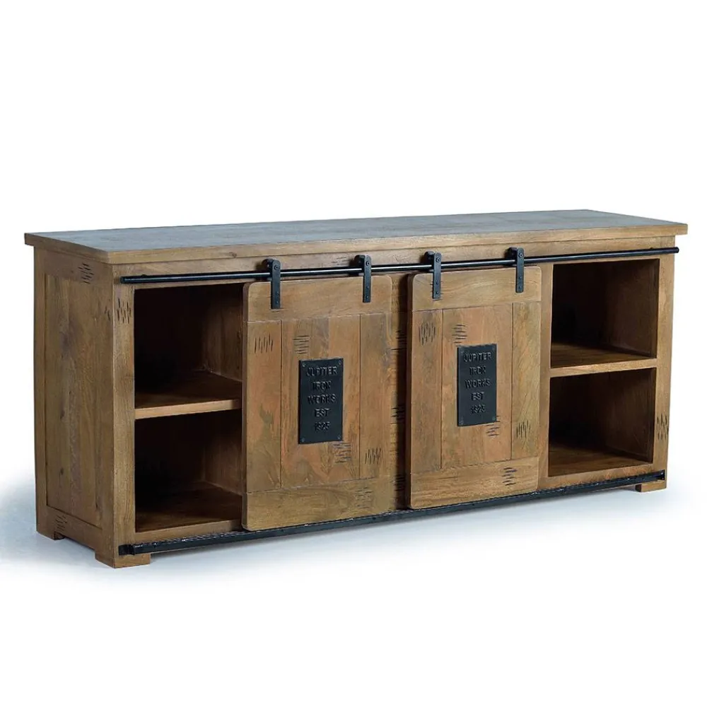 Wohnen Industrial Design Sideboard aus Mangoholz - Semian