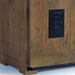 Wohnen Industrial Design Sideboard aus Mangoholz - Semian