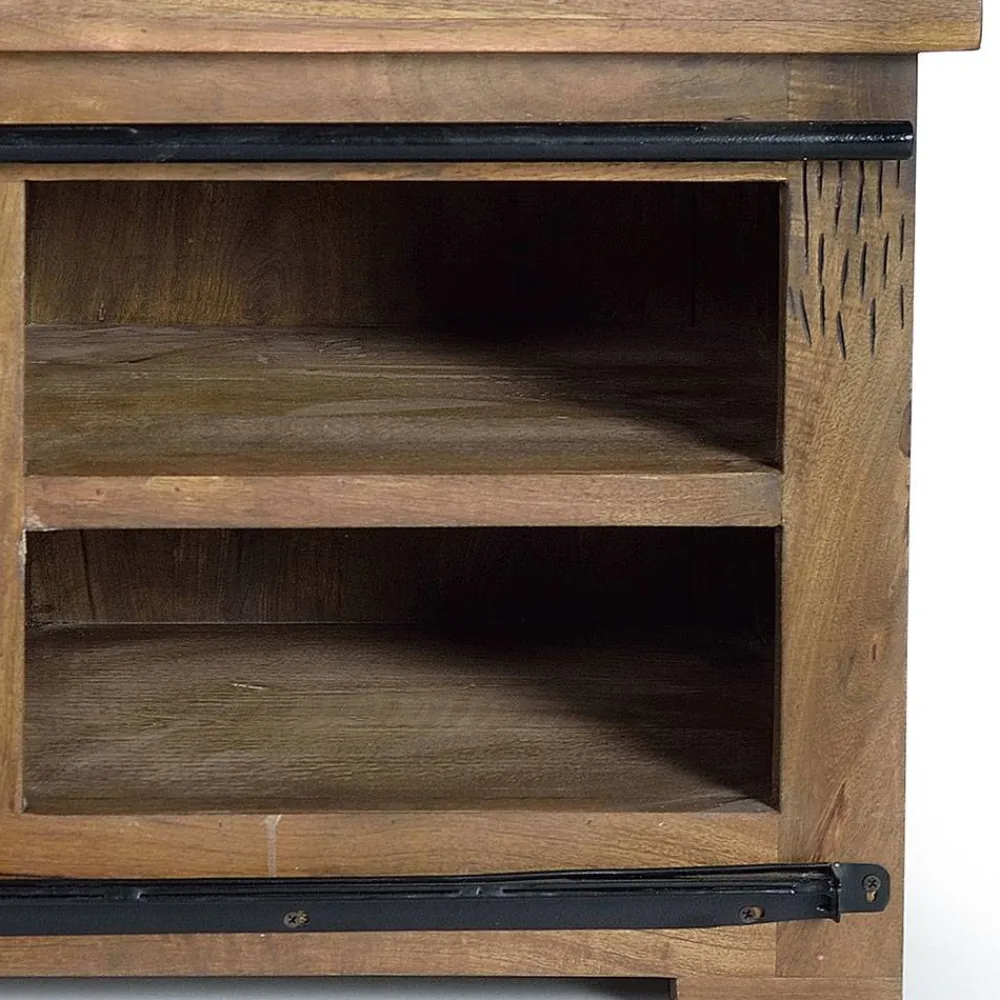 Wohnen Industrial Design TV Board aus Mangoholz - Semian