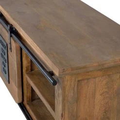 Wohnen Industrial Design TV Board aus Mangoholz - Semian