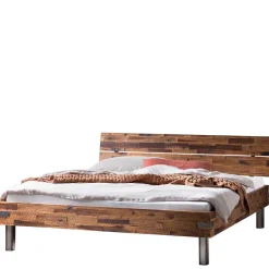 Wohnen Industrial Einzelbett aus Akazie massiv - Vetonia