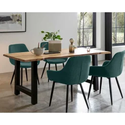 Wohnen Sitzgruppe*Industrial Essgruppe Set - Tampar (fünfteilig)